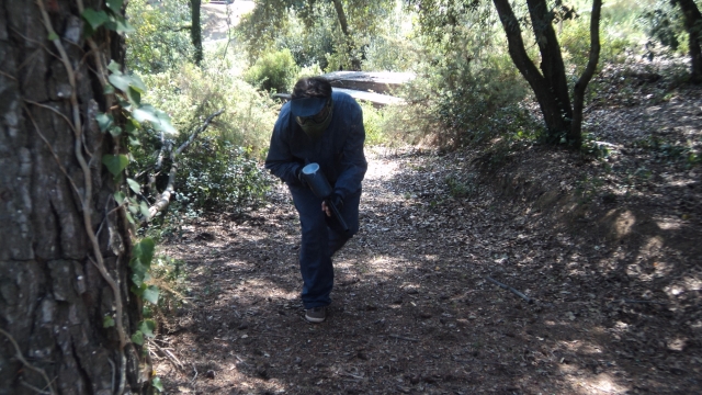 En una partida de paintball